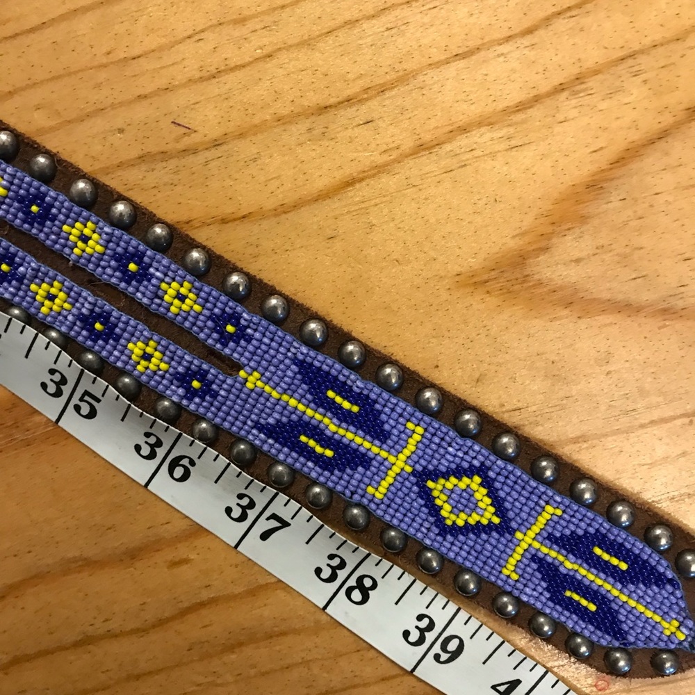 Hollywood Trading Company HTC beaded belt - Picture 5 of 8